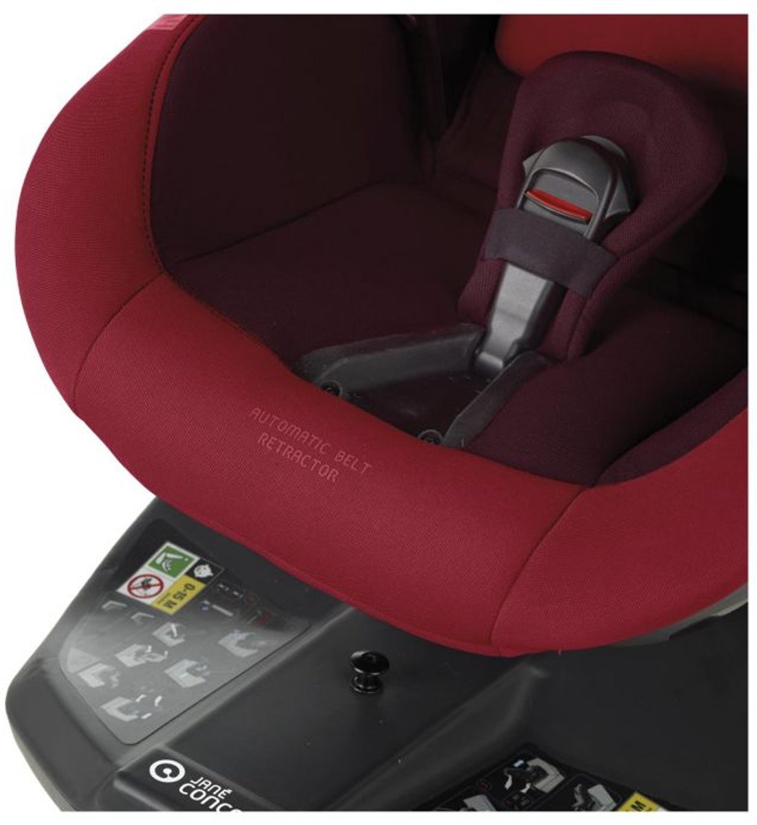 Jane iKonic Autostoel 0-18kg 360º Cold Black