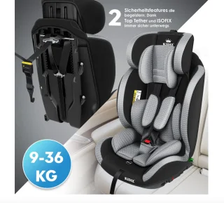 KIDIZ Autostoel Driehoek Premium 9-36 kg