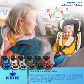 KIDIZ Kinderautostoeltje Kuip Beige 9-36 kg Gr.1/2/3