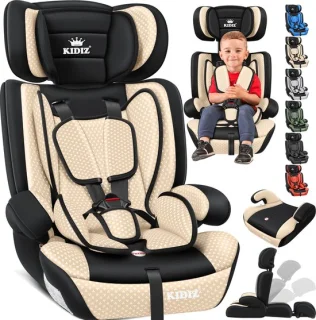 KIDIZ Kinderautostoeltje Kuip Beige 9-36 kg Gr.1/2/3