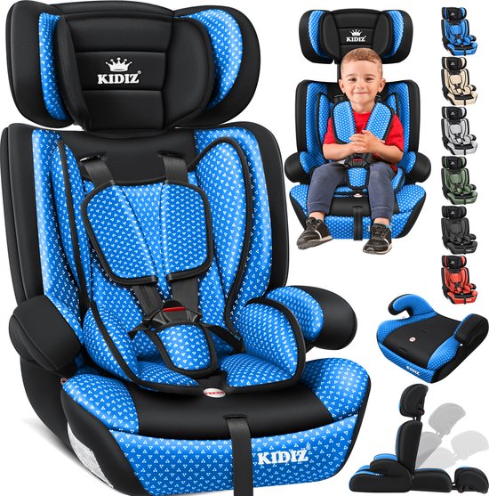 KIDIZ Kinderautostoeltje Kuip Blauw 9-36 kg Gr.1/2/3 review
