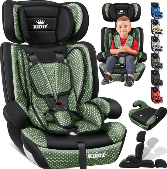 KIDIZ® Kinderautostoeltje Kuip Groen 9-36 kg Groep 1/2/3