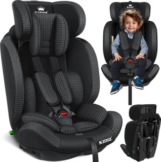 KIDIZ Kinderautostoeltje Kuip Zwart 9-36 kg Gr. 1/2/3