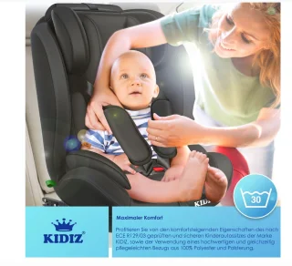 KIDIZ Premium Kinderautostoel Groep 1-3 9-36 kg
