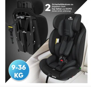 KIDIZ Premium Kinderautostoel Groep 1-3 9-36 kg