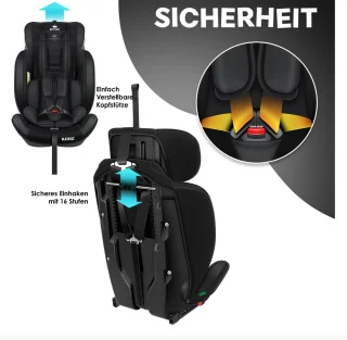 KIDIZ Premium Kinderautostoel Groep 1-3 9-36 kg