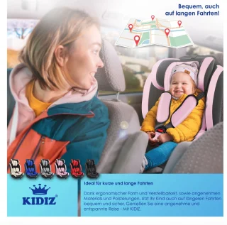 KIDIZ Premium Kinderautostoel Groep 1-3