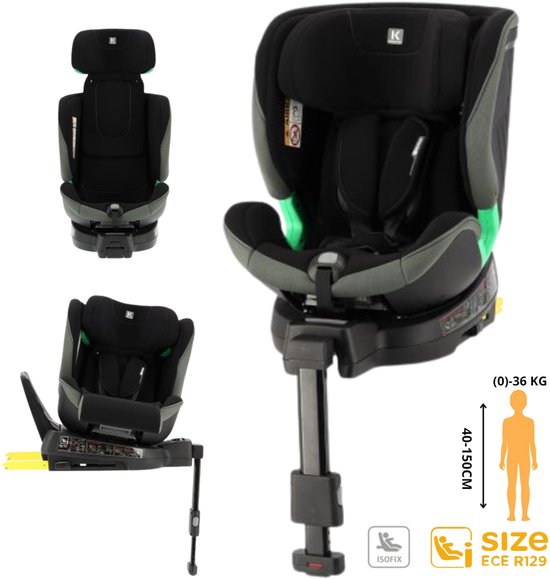 Kidsriver Circle Autostoel Forrest Green 40-150 cm