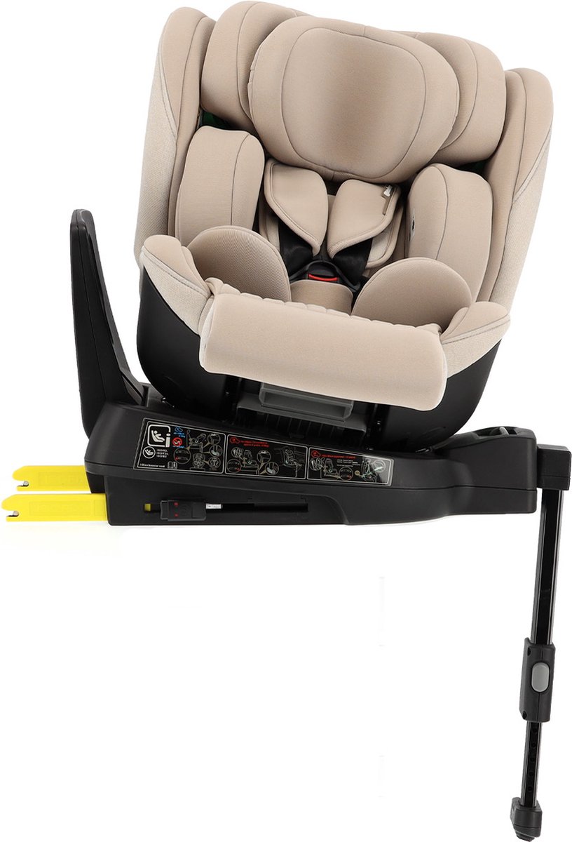 Kidsriver Circle Autostoel Sesame Sand 40-150 cm