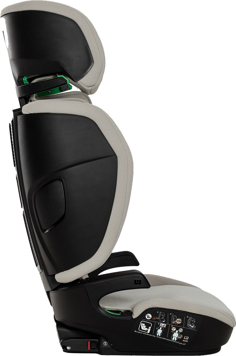 Kidsriver Omega-S Autostoeltje Clay