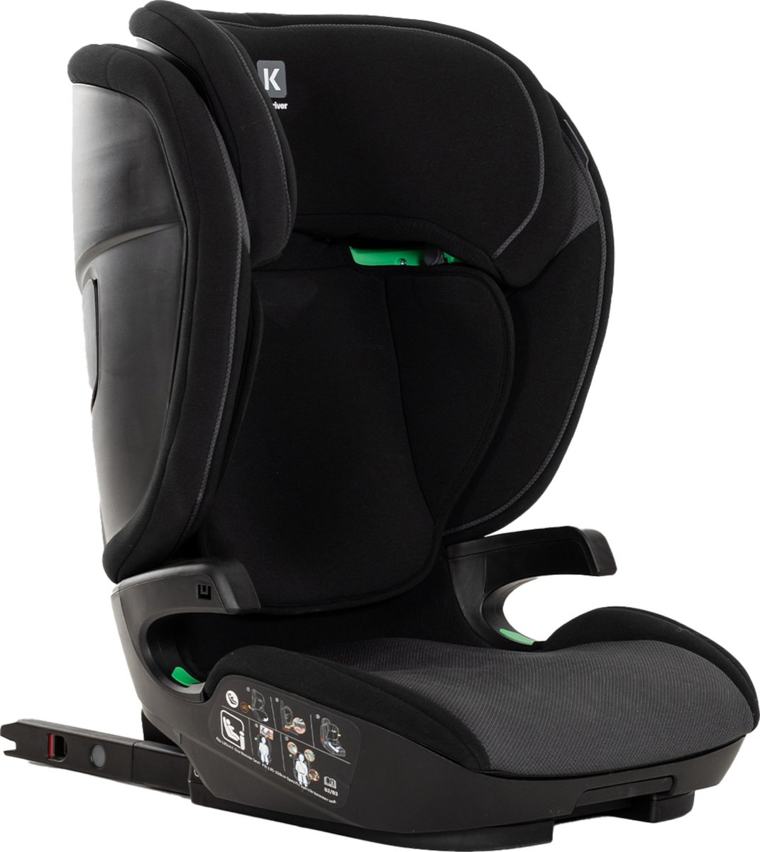 Kidsriver Omega-S Autostoeltje Zwart