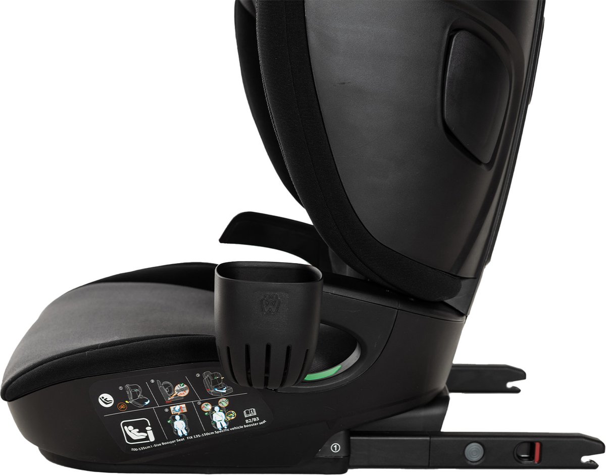 Kidsriver Omega-S Autostoeltje Zwart