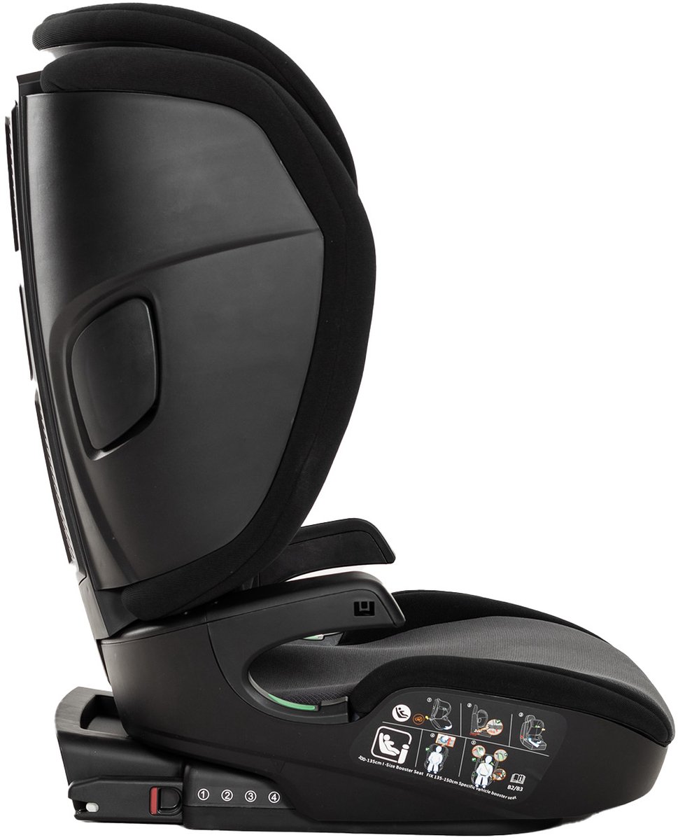 Kidsriver Omega-S Autostoeltje Zwart