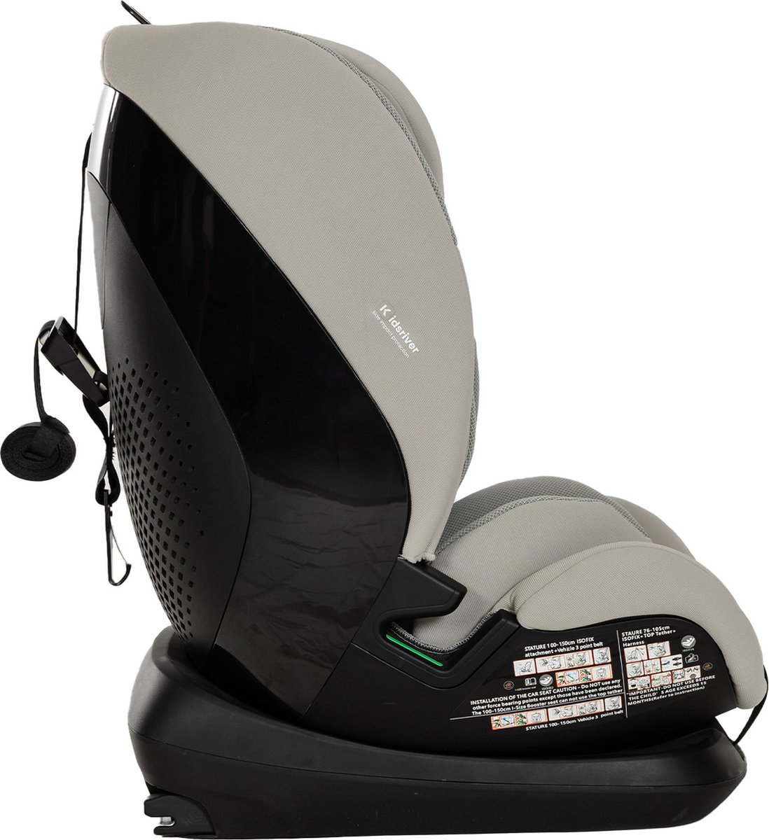 Kidsriver Sigma-S Autostoel Clay