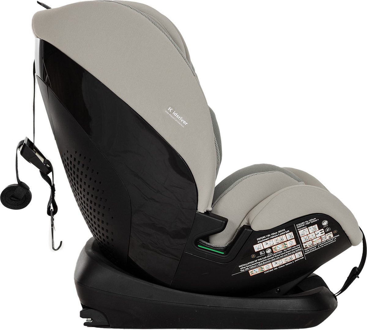 Kidsriver Sigma-S Autostoel Clay