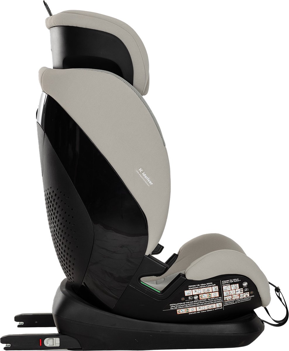 Kidsriver Sigma-S Autostoel Clay
