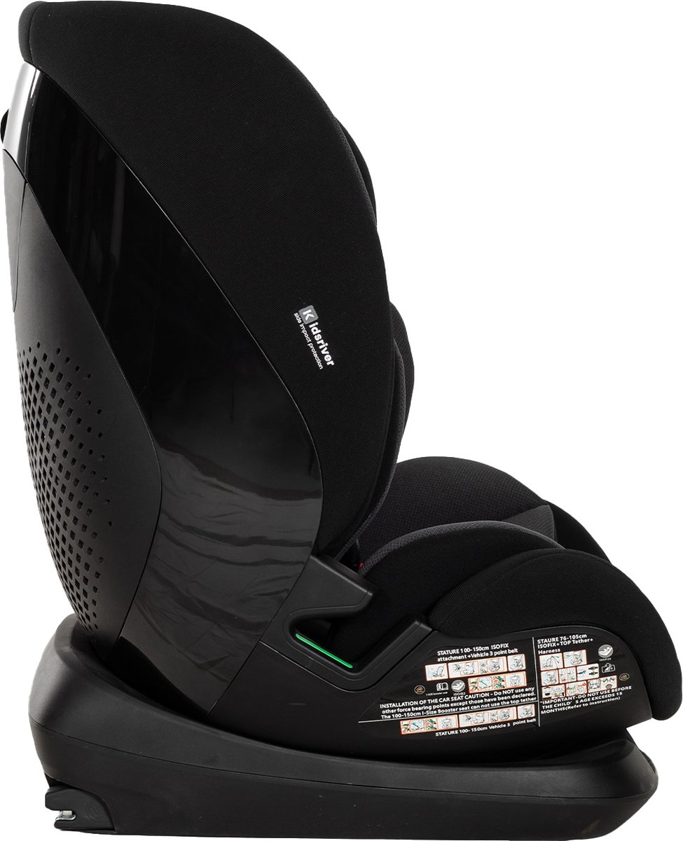 Kidsriver Sigma-S Autostoeltje Zwart