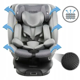Kidwell GoCar autostoeltje i-Size 40-135 cm grijs