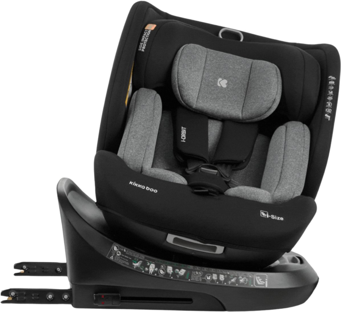 Kikkaboo i-Orbit Autostoel Donker Grijs