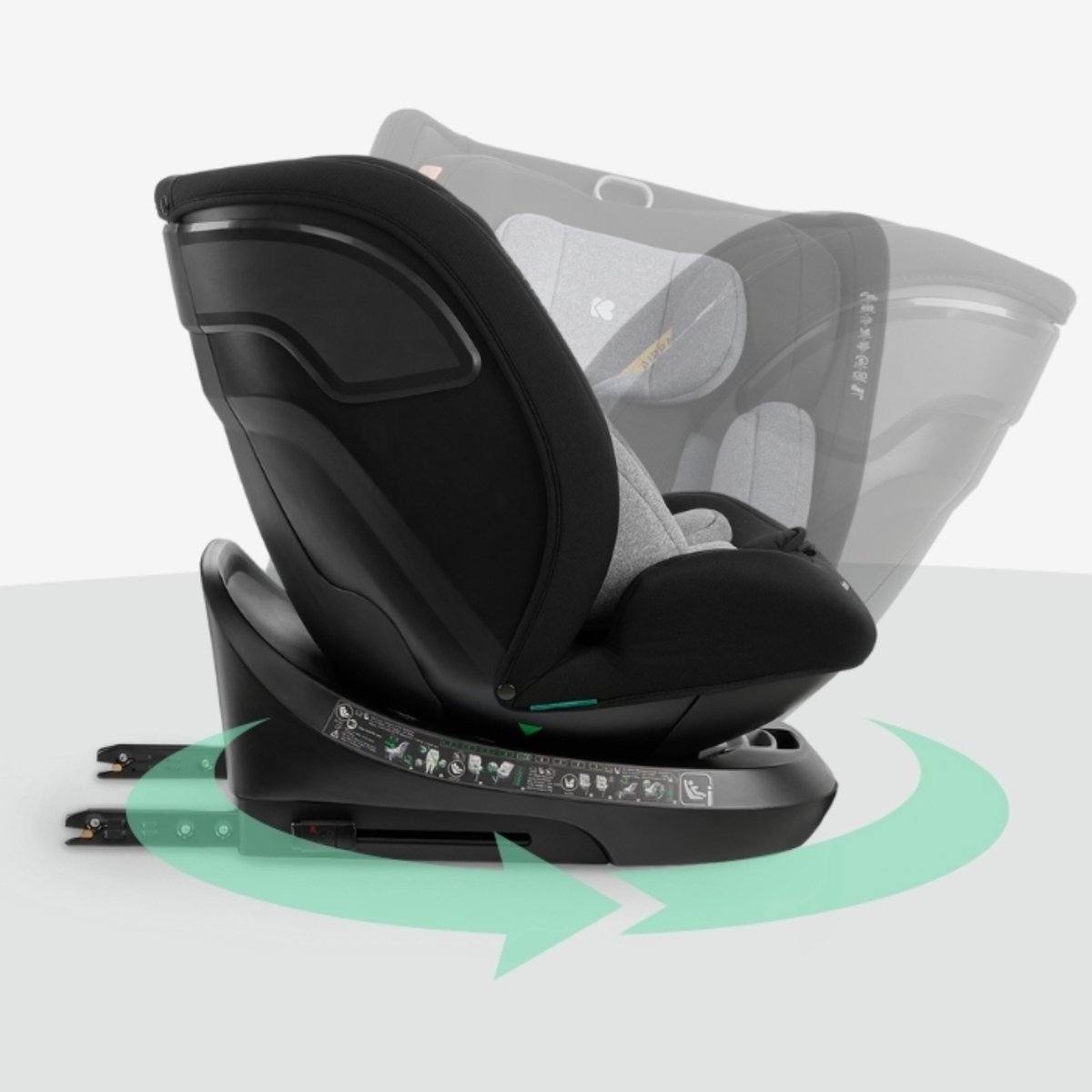 Kikkaboo i-Orbit Autostoel Donker Grijs