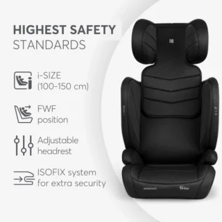 Kikkaboo i-Stand Autostoel Licht Grijs