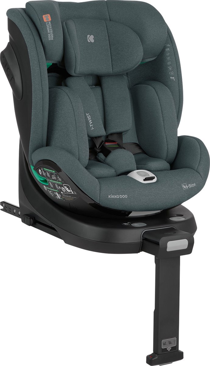 Kikkaboo i-Twist Autostoel Leger Groen 40-150 cm