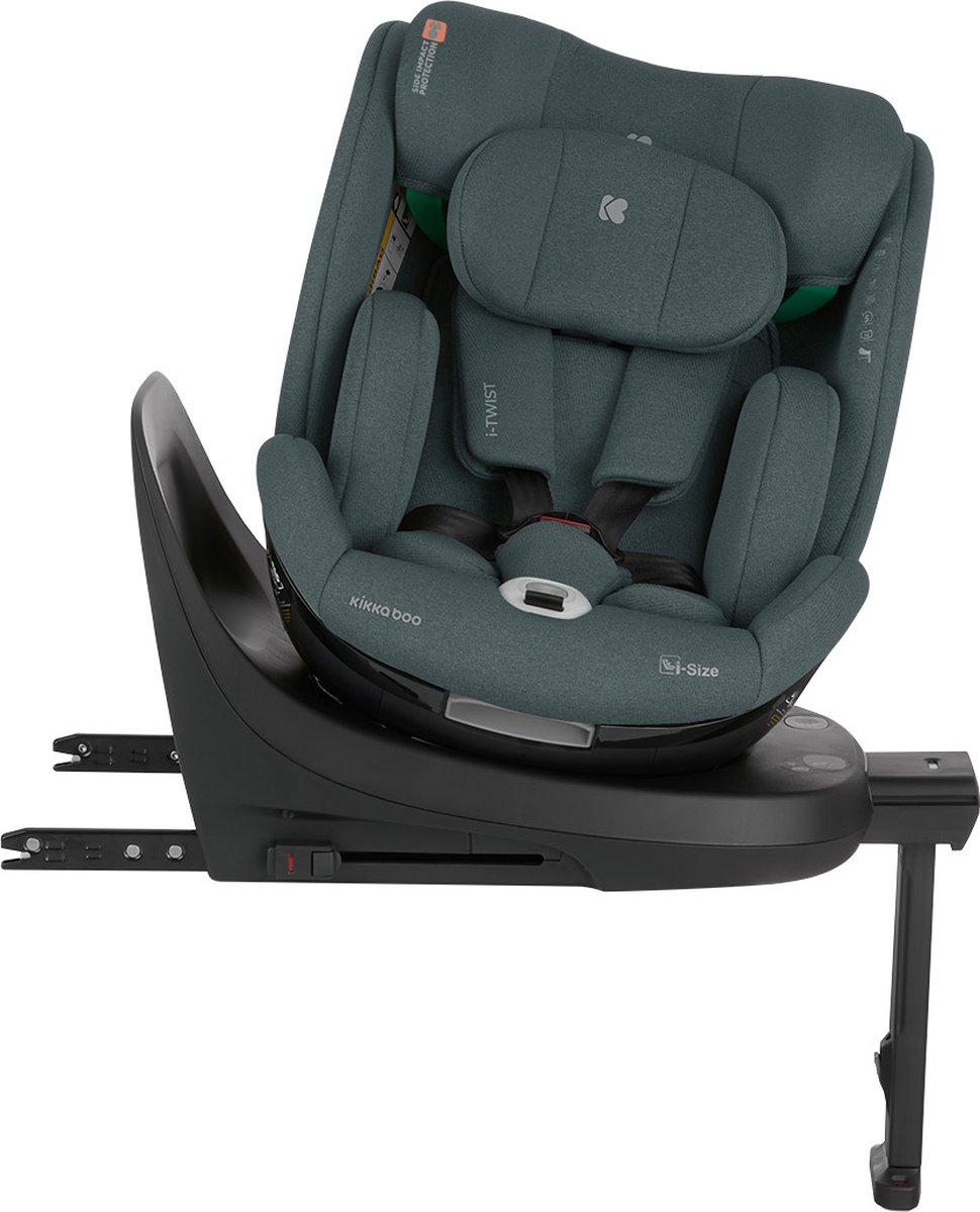 Kikkaboo i-Twist Autostoel Leger Groen 40-150 cm
