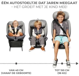 Kinderautostoel 0-12 jaar