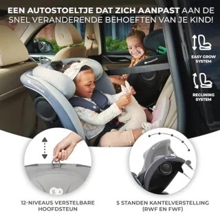 Kinderautostoel 0-12 jaar