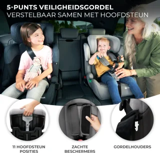 Kinderkraft Comfort Up i-Size autostoel + auto-organizer - groen
