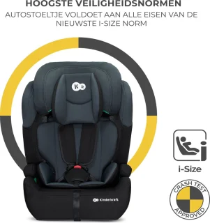Kinderkraft Comfort Up I-Size autostoel groep 1/2/3 zwart