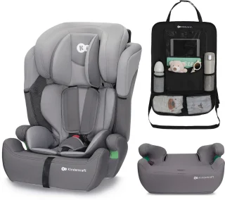 Kinderkraft COMFORT UP I-SIZE autostoel met auto-organizer – grijs