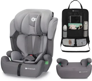 Kinderkraft COMFORT UP I-SIZE autostoel met auto-organizer – grijs
