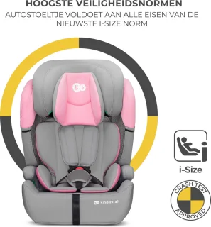 Kinderkraft COMFORT UP I-SIZE Autostoel Roze