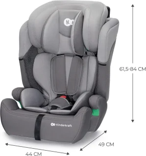 Kinderkraft Comfort Up i-Size autostoeltje - grijs