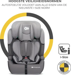 Kinderkraft Comfort Up i-Size autostoeltje - grijs