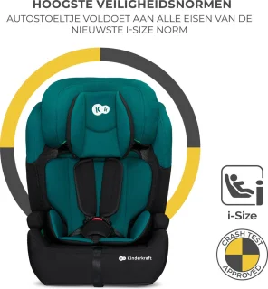 Kinderkraft COMFORT UP I-SIZE Autostoeltje Groen 9-36 kg groep 1/2/3