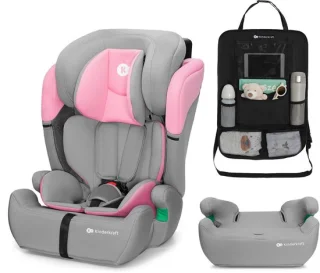 Kinderkraft COMFORT UP I-SIZE autostoeltje met auto-organizer – roze