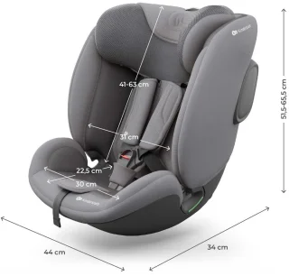 Kinderkraft ENDURA SAFE Autostoel ISOFIX Grijs