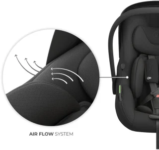 Kinderkraft ENDURA SAFE ISOFIX Autostoel Zwart Groep 0-3