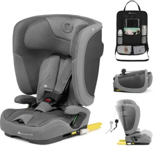 Kinderkraft FIX2GO i-Size autostoel + auto-organizer – grijs