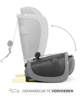 Kinderkraft FIX2GO i-Size Autostoel Grijs