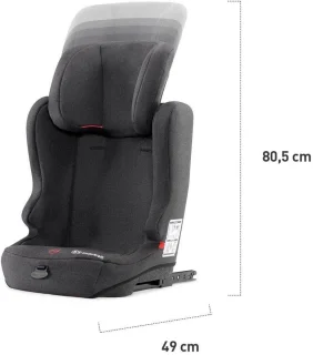 Kinderkraft FIX2GO I-SIZE ISOFIX Autostoel 76–150 cm Zwart