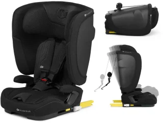 Kinderkraft FIX2GO I-SIZE ISOFIX Autostoel 76–150 cm Zwart
