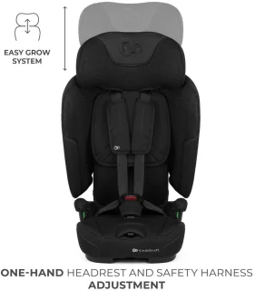 Kinderkraft FIX2GO I-SIZE ISOFIX Autostoel 76–150 cm Zwart