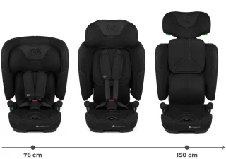 Kinderkraft FIX2GO I-SIZE ISOFIX Autostoel 76–150 cm Zwart