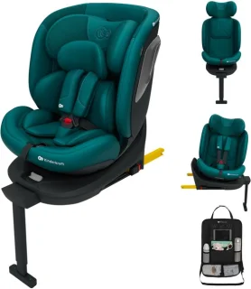 Kinderkraft I-360 2 PLUS autostoel + auto-organizer – groen
