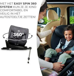 Kinderkraft I-360 I-SIZE Autostoeltje Grijs