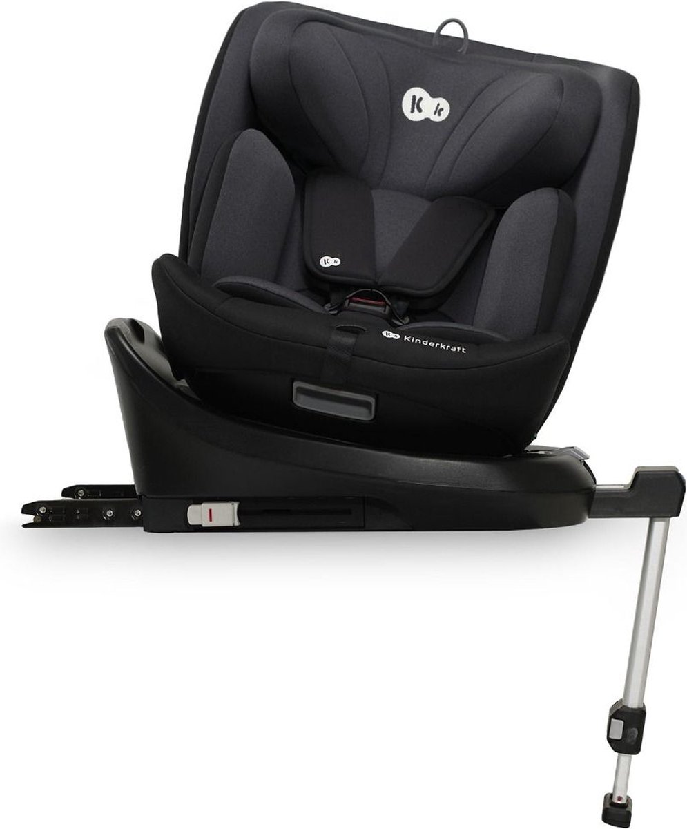 De Kinderkraft I-360 I-SIZE Autostoeltje Zwart 0-36 kg Isofix in één oogopslag