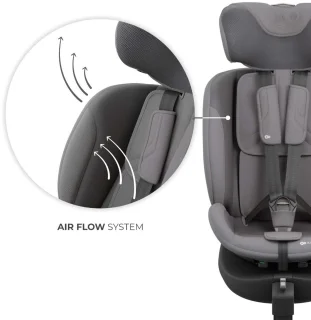 Kinderkraft I-FIX Endura Safe ISOFIX Autostoel Grijs Groep 2/3
